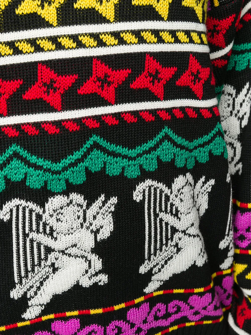MSGM Intarsia trui Zwart