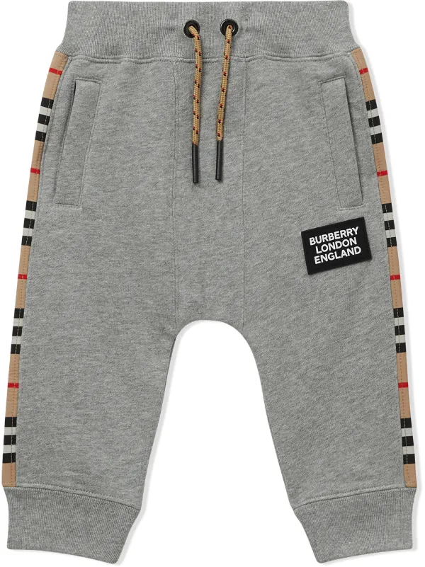 burberry shorts kids grey