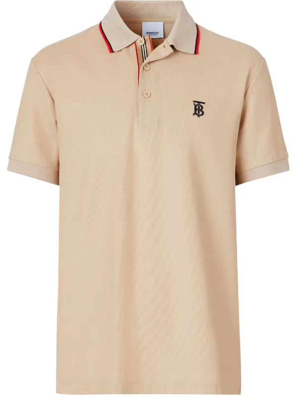 burberry monogram polo shirt