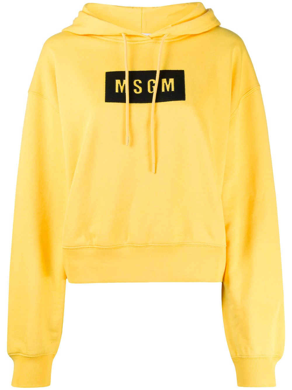 фото Msgm logo-patch hoodie