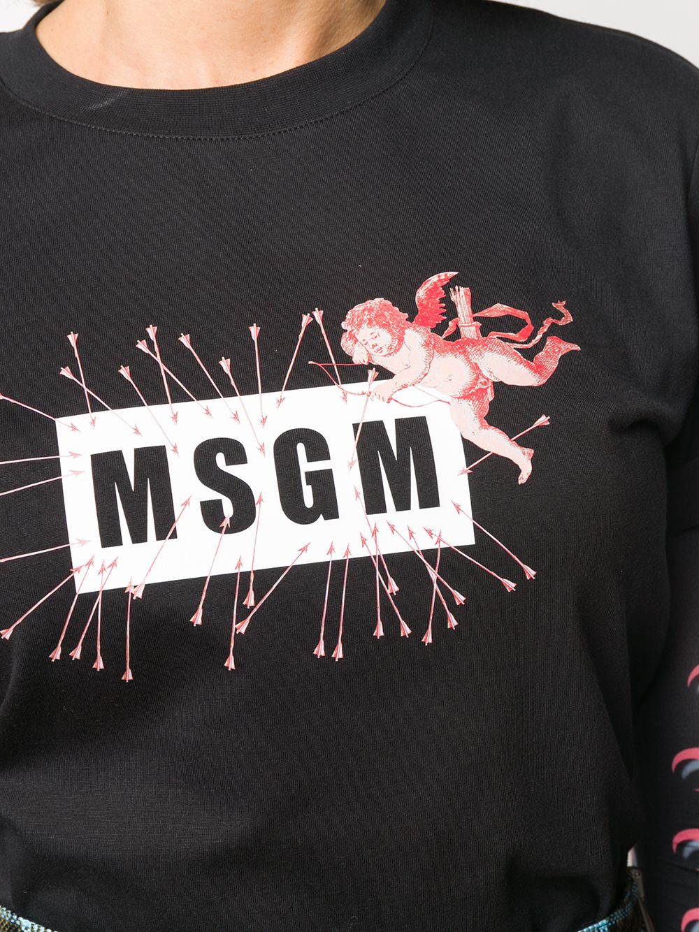 фото Msgm футболка с логотипом