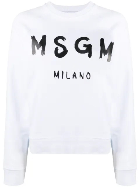 MSGM sweat à logo imprimé