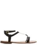 Santoni shell strap sandals - Brown