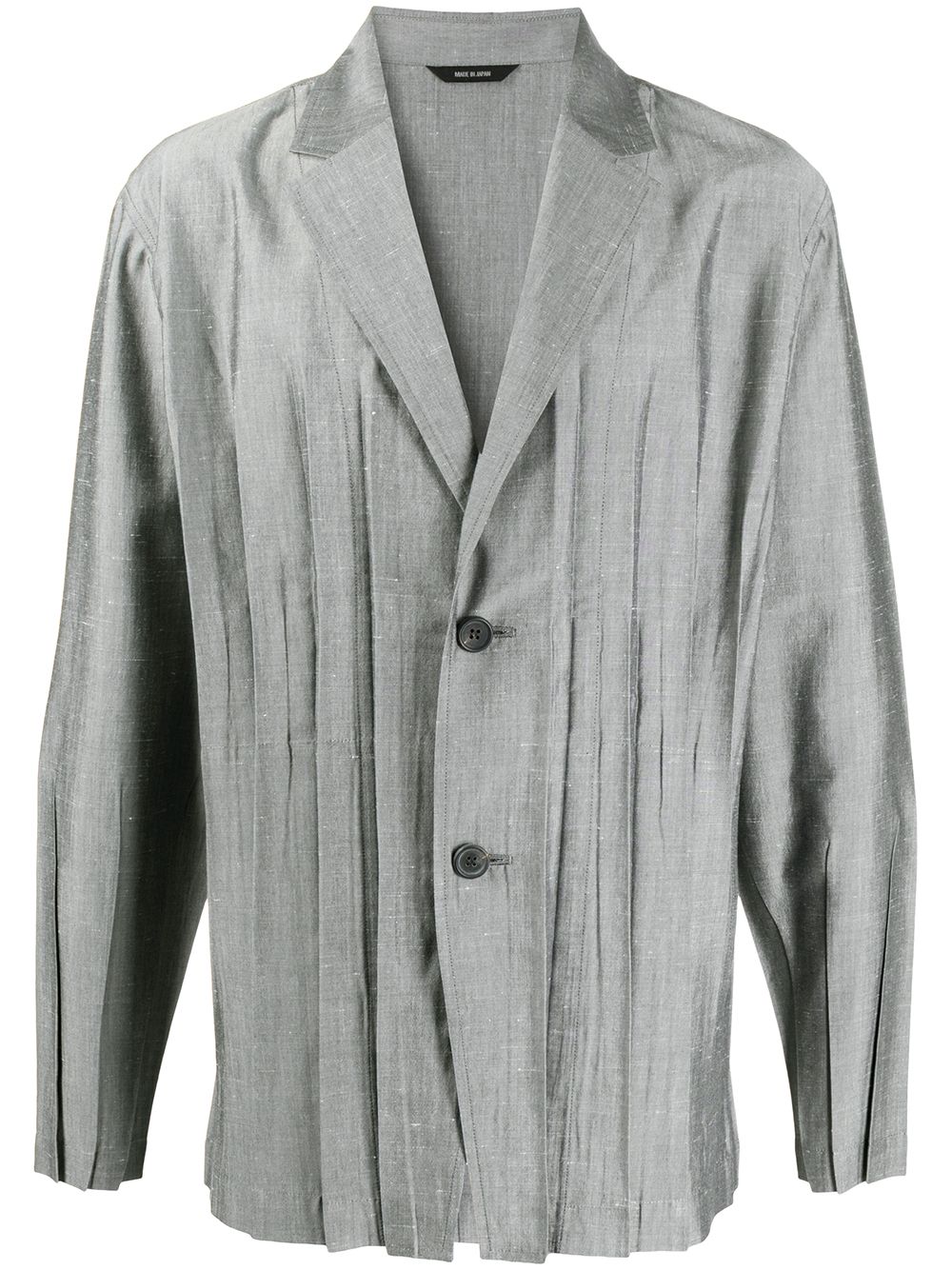 фото Issey miyake men pleated single-breasted blazer