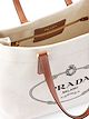 Prada logo print tote bag