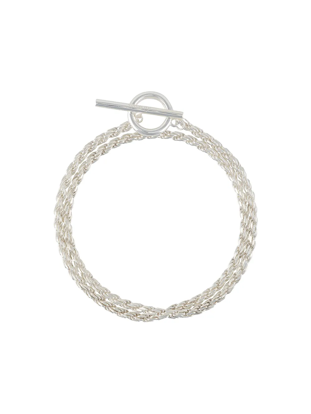 All Blues rope double bracelet | Silver | Image 1