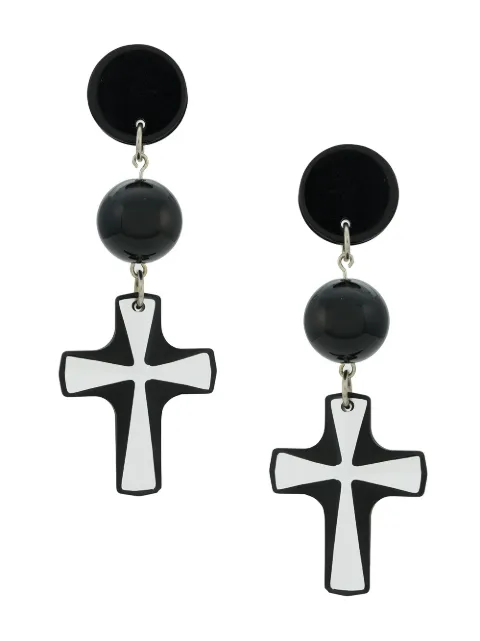 Amir Slama puces d'oreilles à pendentif croix