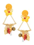 Amir Slama Penduricalho earrings - Yellow