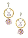 Amir Slama stars earrings - Yellow