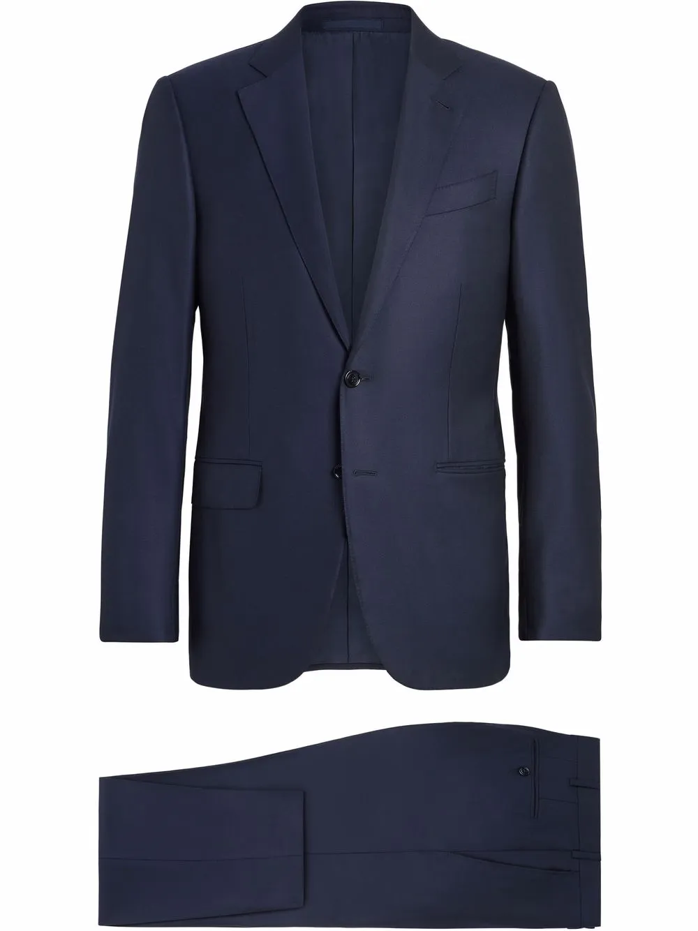 

Zegna traje de dos piezas con botones - Azul