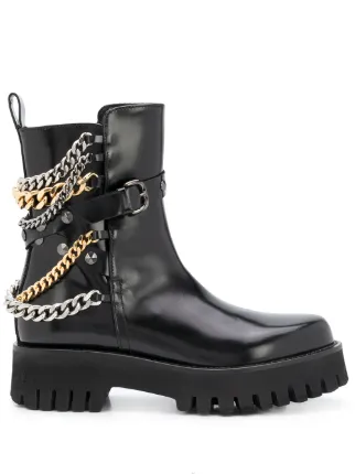 casadei chain boots