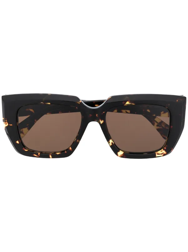 Bottega Veneta Eyewear Bv1030s Square Frame Sunglasses Farfetch