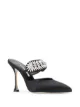 Image 2 of Manolo Blahnik crystal-embellished mules
