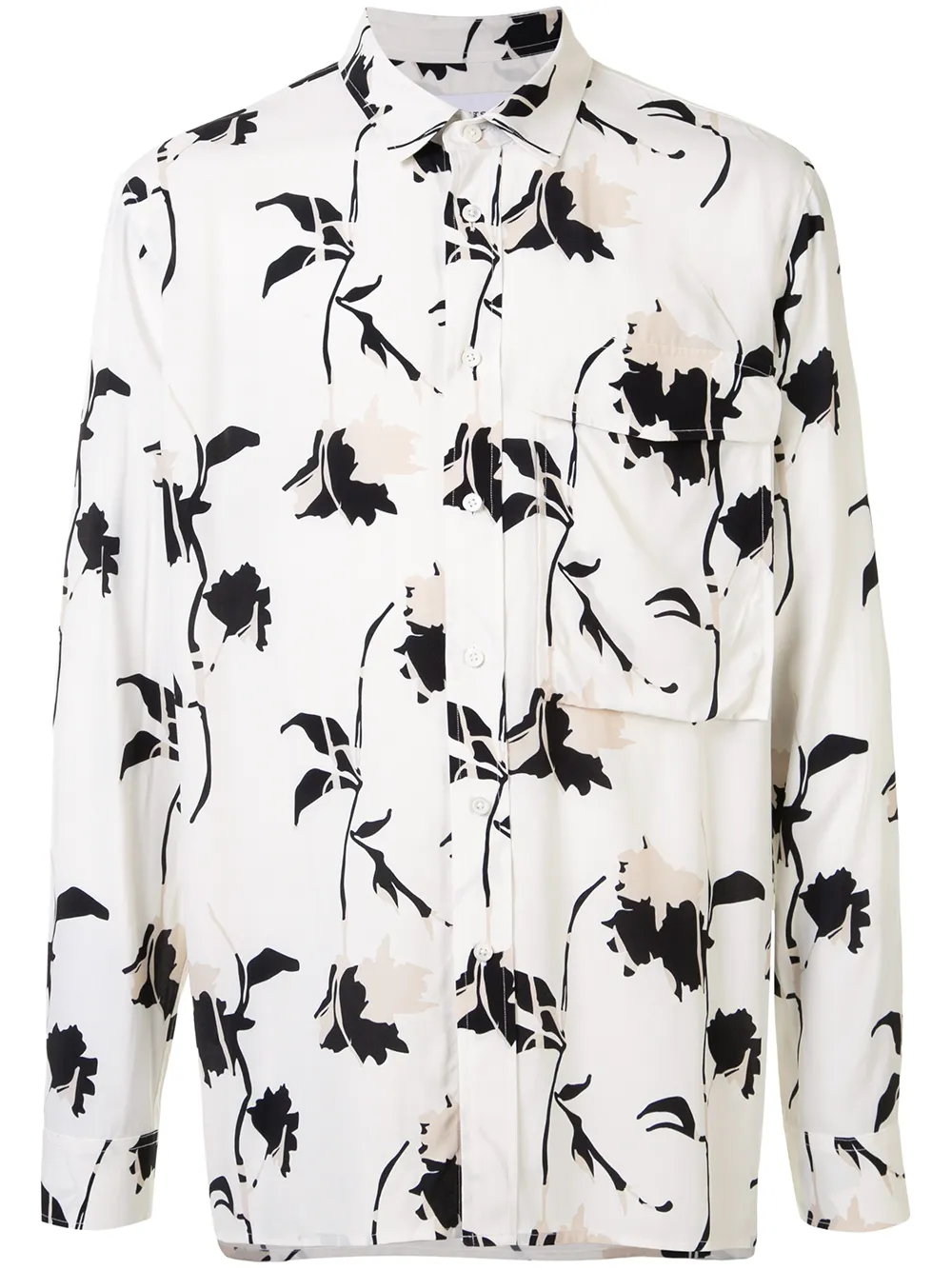 Ports V рубашка с цветочным принтом