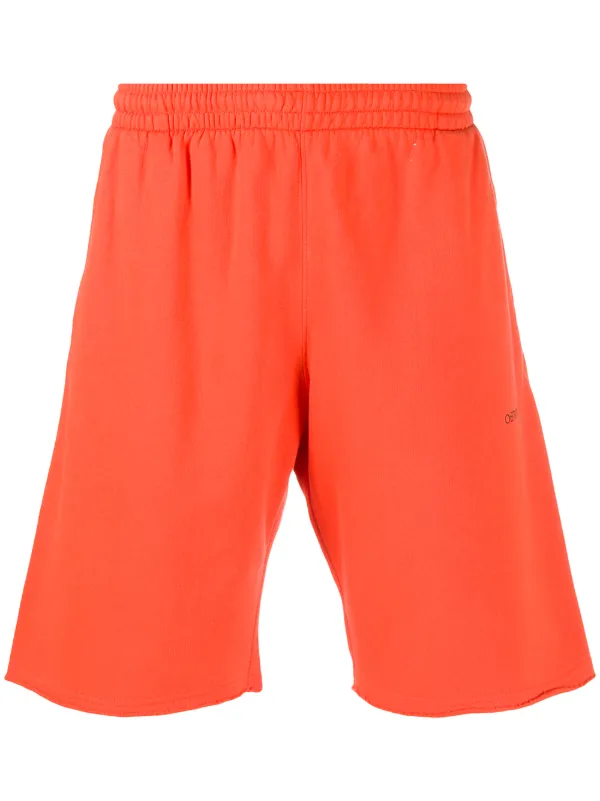 Orange off white shorts Clearance