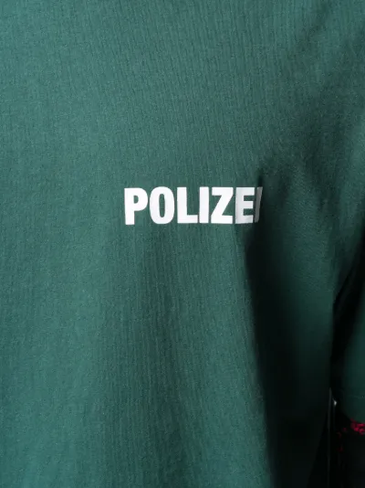 VETEMENTS Polizei-print cotton T-shirt 