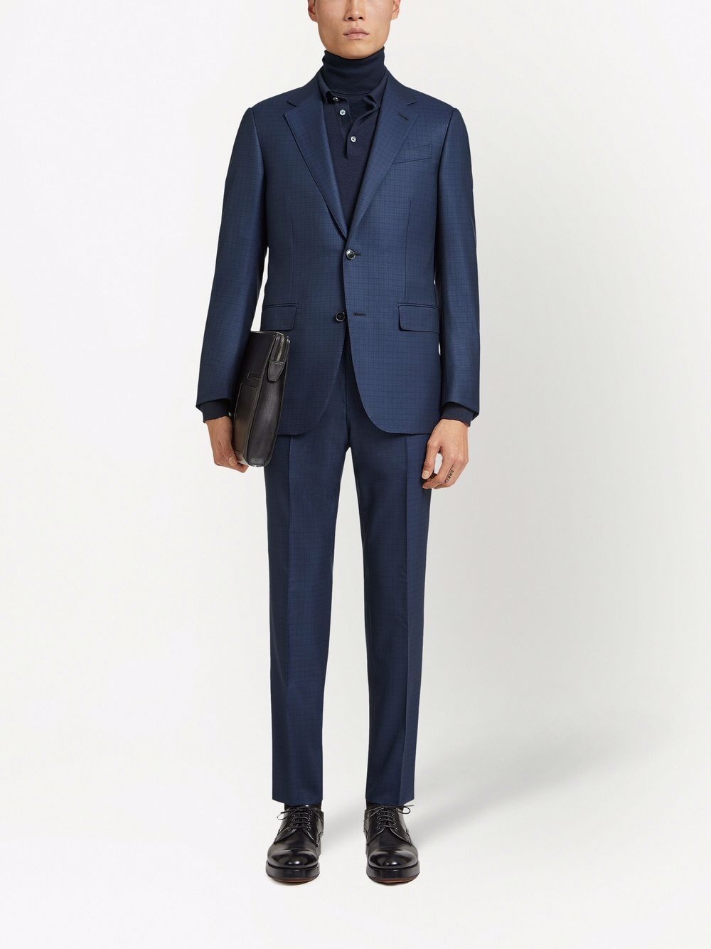 фото Ermenegildo zegna check-print two-piece suit