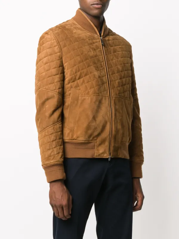 zegna quilted jacket
