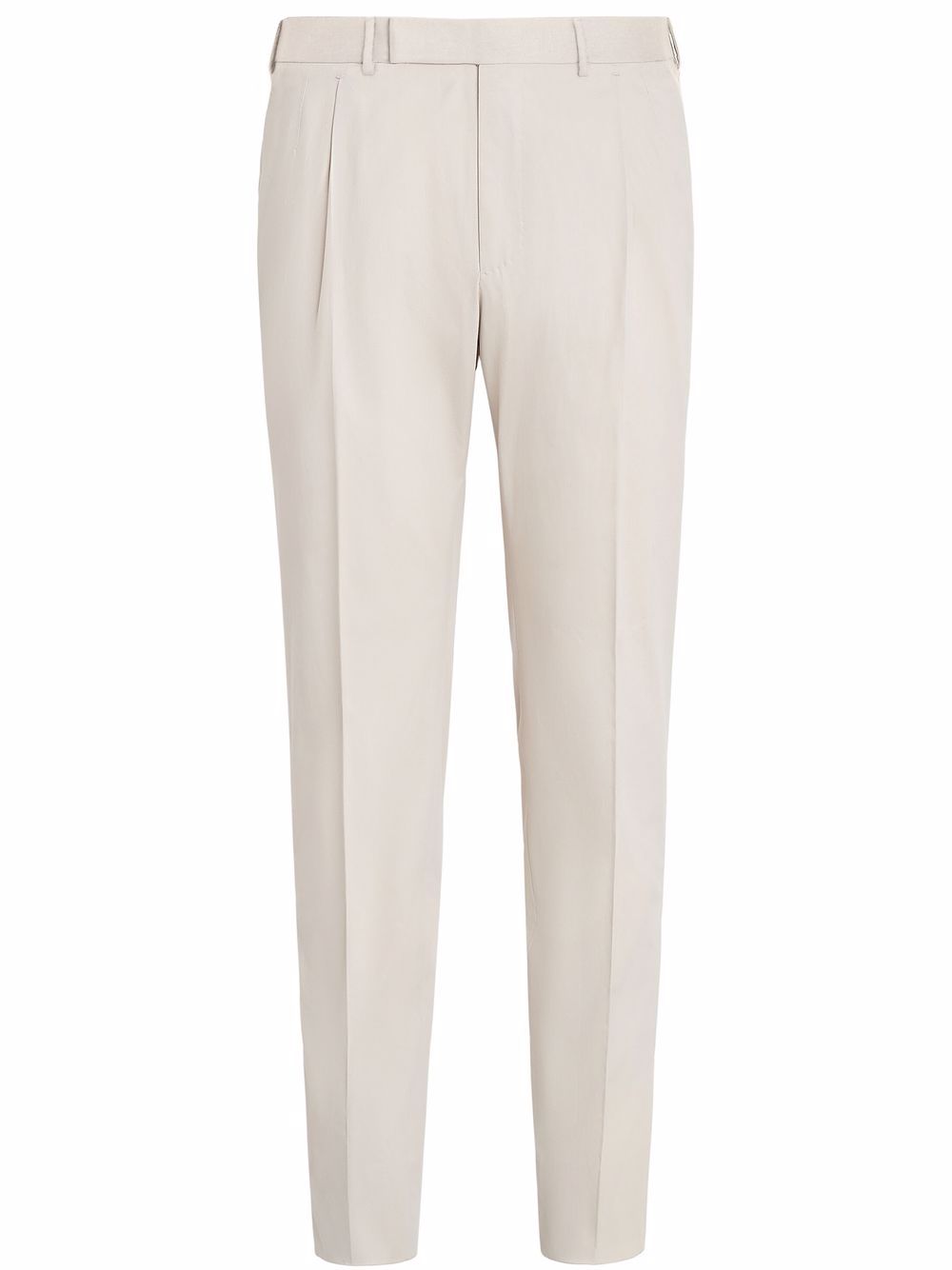 фото Ermenegildo zegna mid-rise tailored stretch-cotton trousers