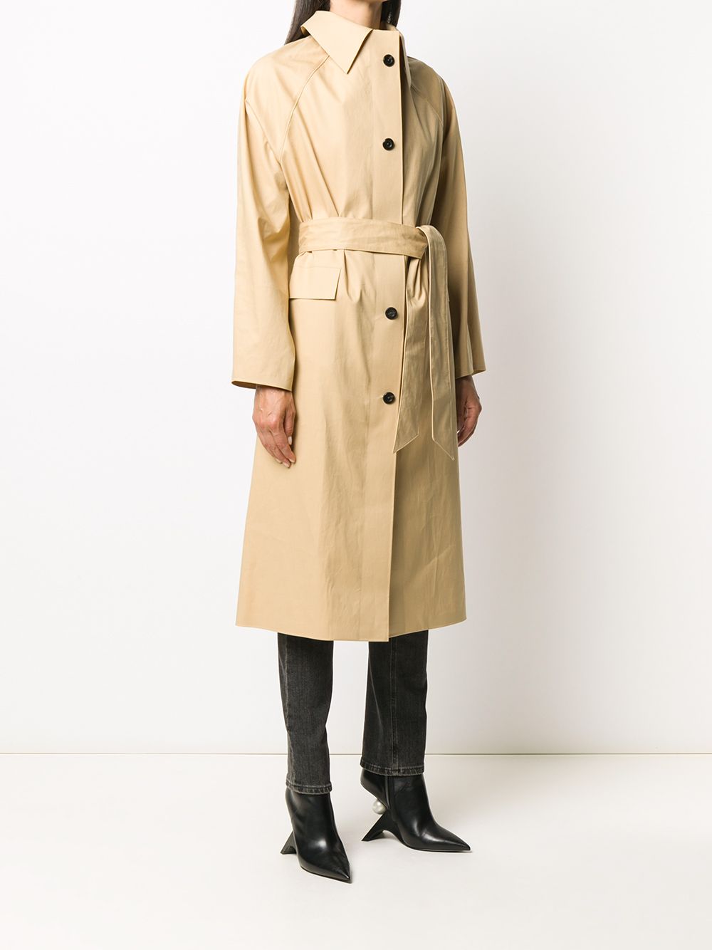 фото Kassl editions belted trench coat