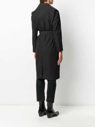 single-breasted trench coat展示图