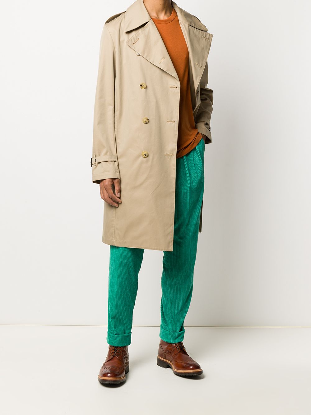 Shop Mackintosh St. Andrews Trench Coat In Neutrals