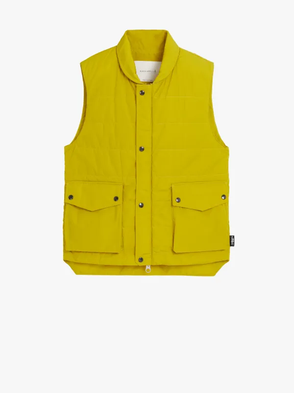 HENTING Yellow Nylon Gilet | GQM-205
