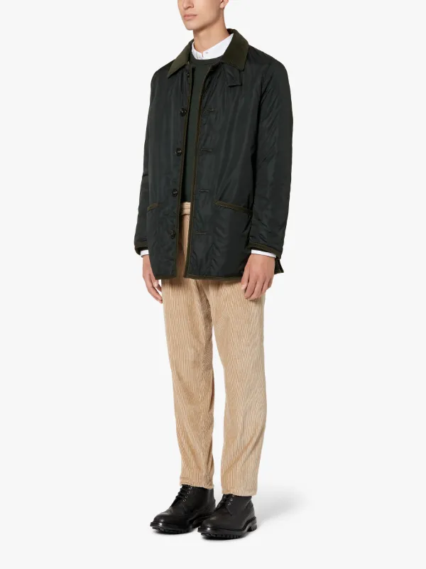 BRUNEL Bottle Green Nylon Paddock Jacket | GMC-104