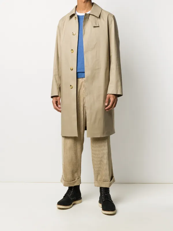 Mackintosh OXFORD Bonded Cotton Coat - Farfetch