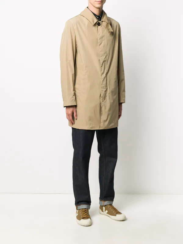 Mackintosh LONDON single-breasted Car Coat - Farfetch