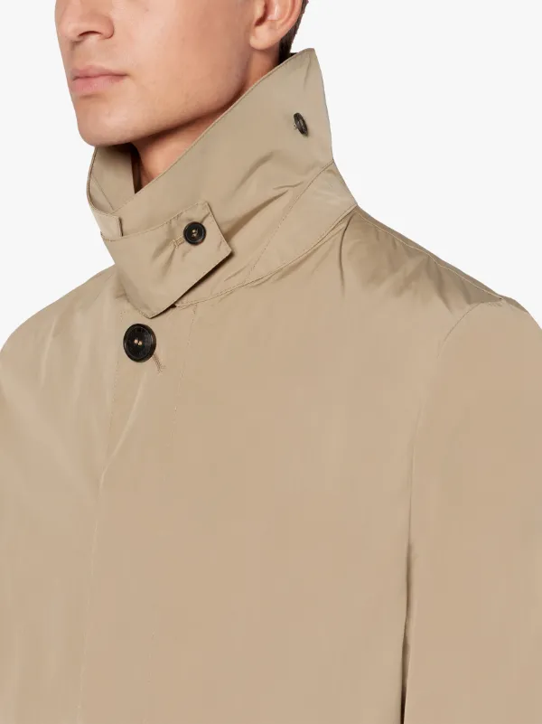 LONDON Fawn Nylon Short Coat | GMC-106