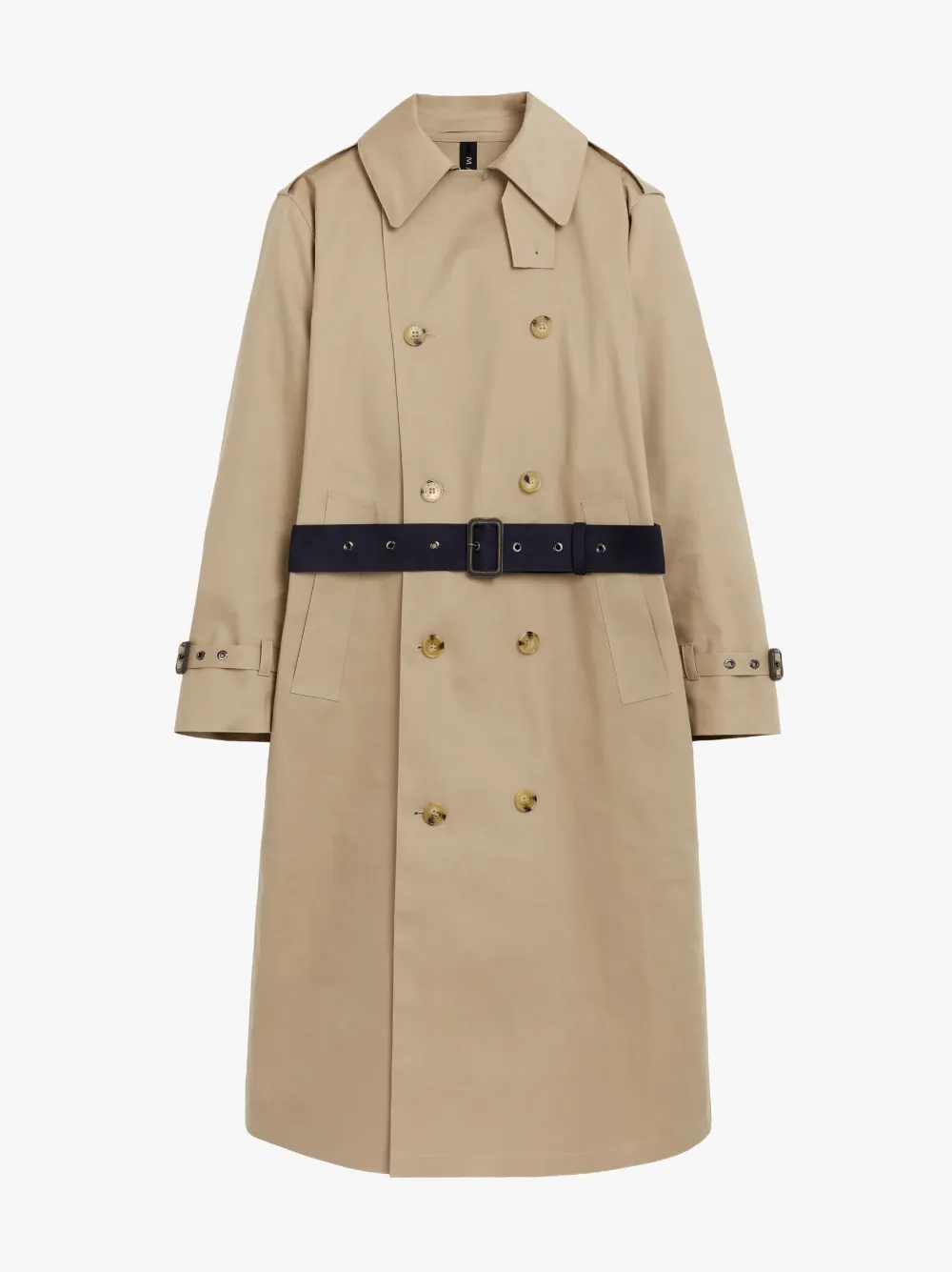 BERLIN Fawn x Ink Bonded Cotton Trench Coat | GRF-304 | Mackintosh