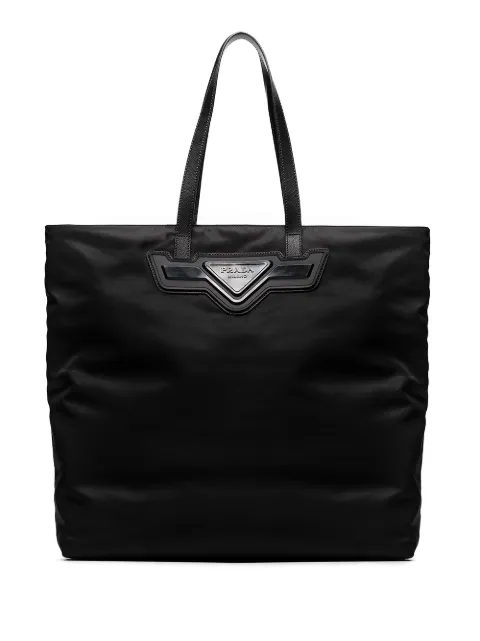 prada canvas triangle bag