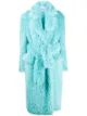 Image 1 of MSGM belted faux-fur coat