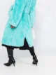 MSGM belted faux-fur coat