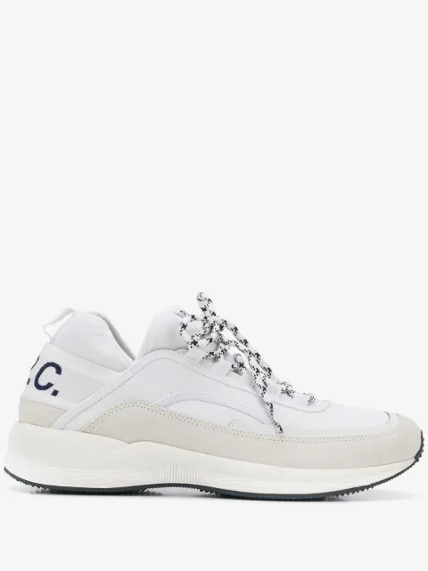 A.P.C. logo print sneakers