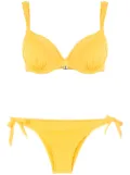 Amir Slama ruched detail bikini set - Yellow