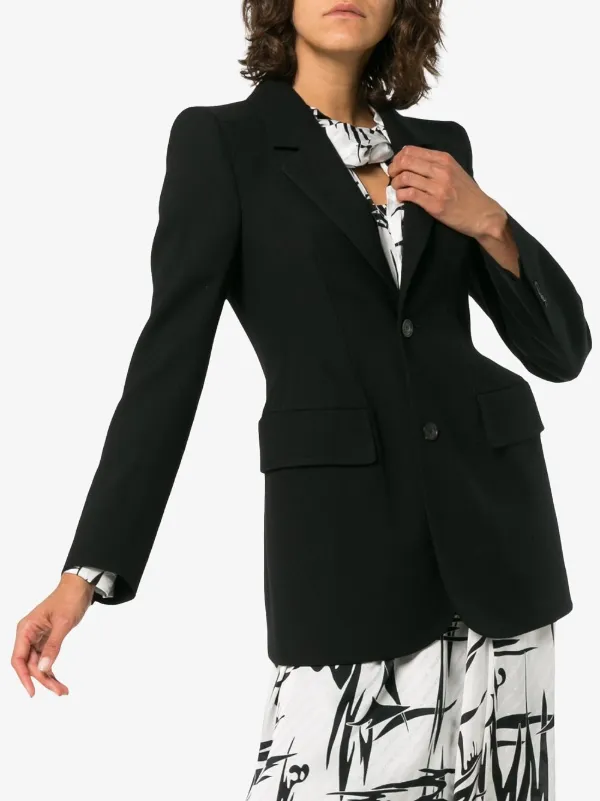 Shop Balenciaga Hourglass single-breasted blazer with Express Delivery -  FARFETCH