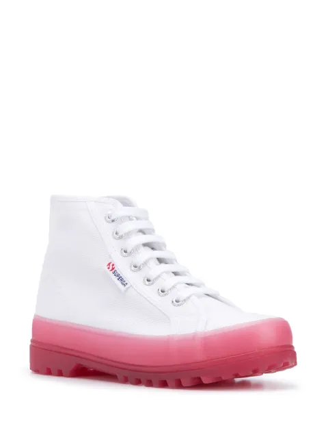 superga lace up high top sneakers