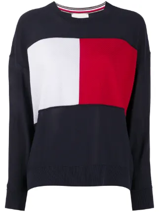 Tommy Hilfiger Signature Colour Block Jumper - Farfetch