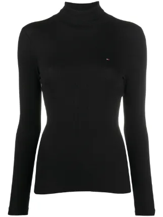 black tommy hilfiger jumper