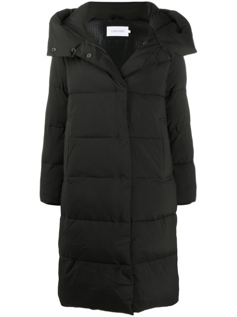 calvin klein padded coat