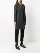 Calvin Klein logo tape single-breasted coat