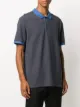 Calvin Klein contrast-collar polo shirt