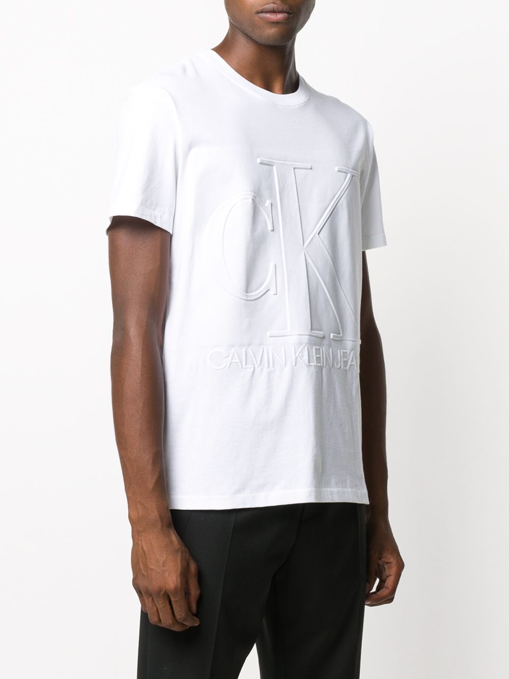 фото Calvin klein jeans футболка с фактурным логотипом