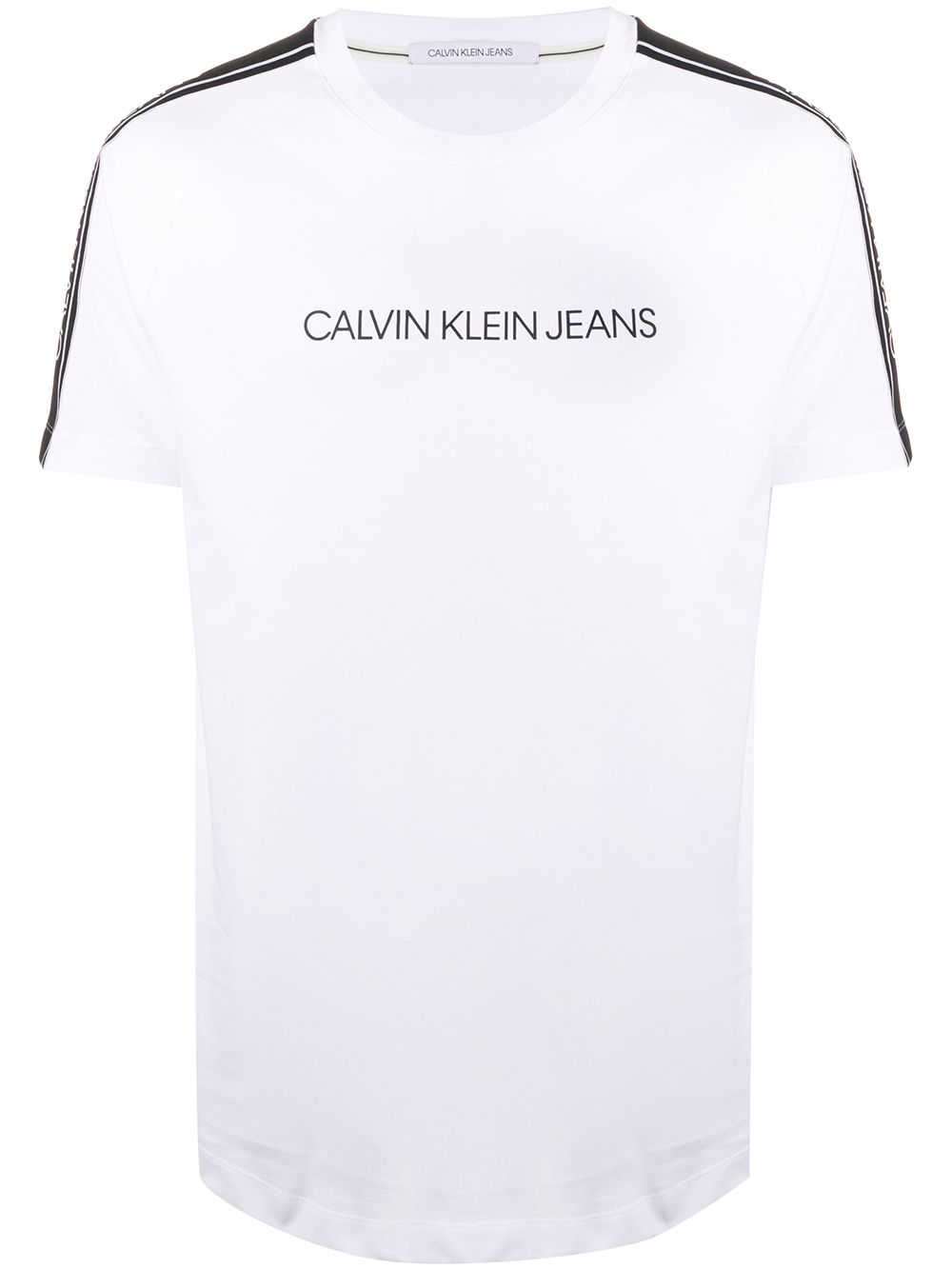 Shop Calvin Klein Jeans Est.1978 Logo Print T-shirt In White