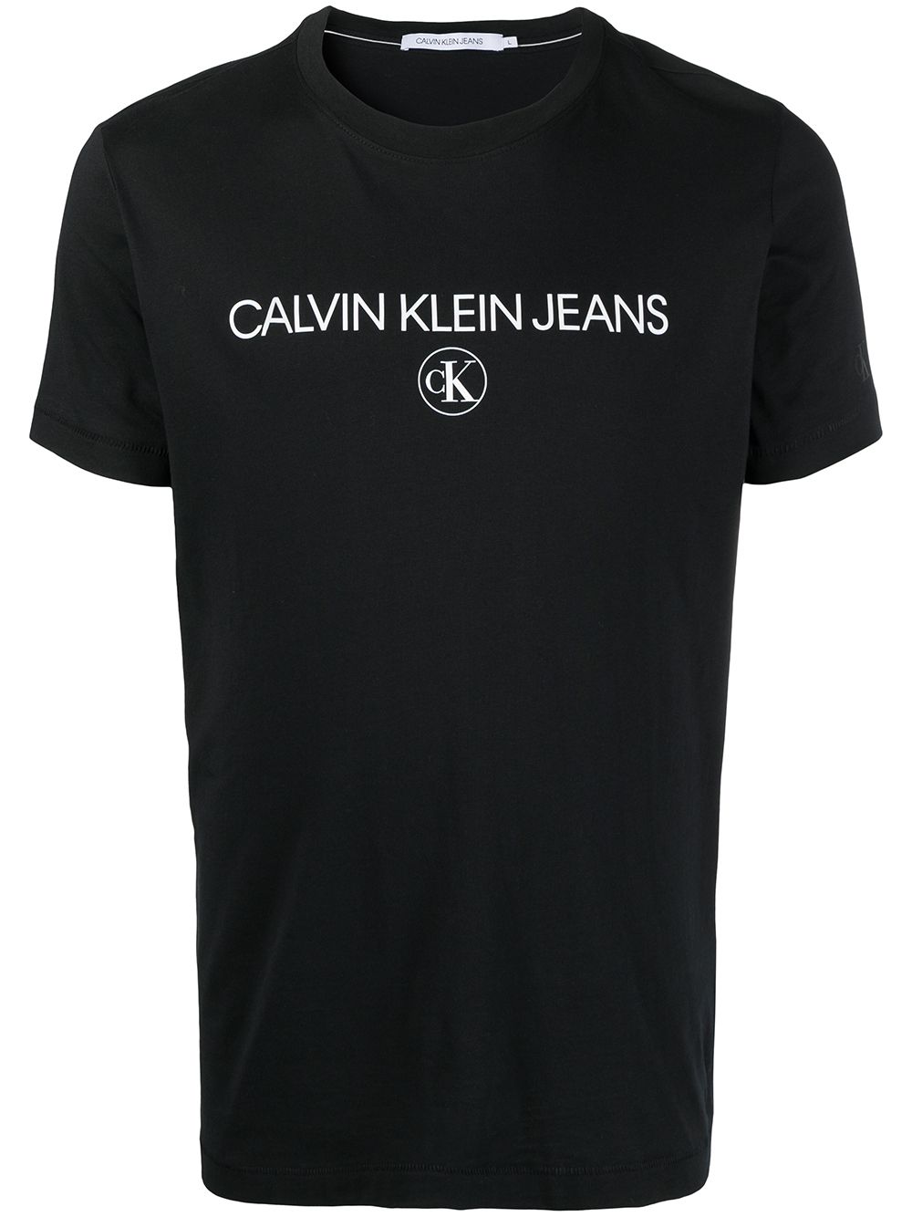 фото Calvin klein jeans футболка с круглым вырезом и логотипом