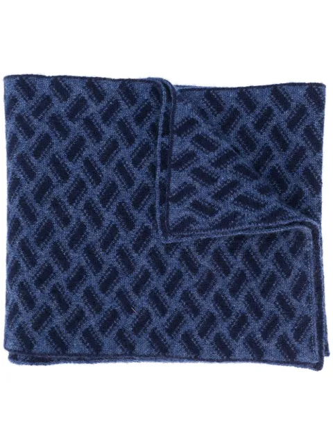 Drumohr Razor Blade knitted scarf