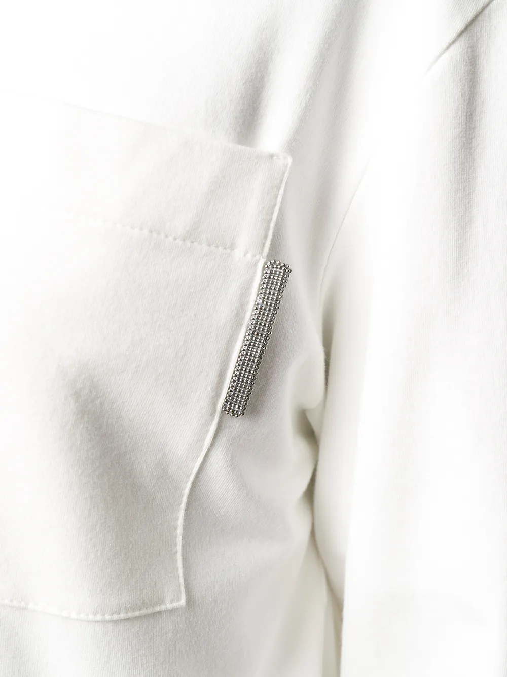Brunello Cucinelli Hoodie met kettingdetail Wit