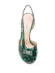 Casadei leopard print sling-back sandals